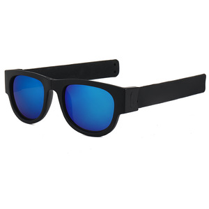 PAPAP Mirror <b>Foldable</b> UV400 Sports <b>Sunglasses</b> With TAC Lenses For Men And Women Outdoor Use - Product Image 2