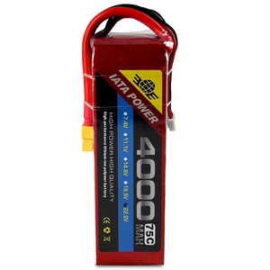 Batterie solide multi-axes pour modèle d'avion télécommandé IATA High Rate Violent, 4000 <span class=keywords><strong>mAh</strong></span> 75C, pour voiture/navire télécommandé - Product Image 4