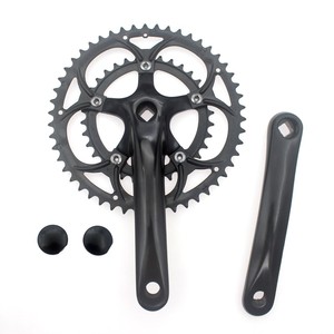 50/34T Compact Road Crankset 170mm 110BCD | Rueda <span class=keywords><strong>de</strong></span> cadena <span class=keywords><strong>de</strong></span> aleación <span class=keywords><strong>de</strong></span> aluminio para soporte inferior cónico cuadrado <span class=keywords><strong>de</strong></span> 8/9 velocidades - Product Image 5