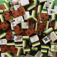 Jeu de Mahjong Personnalisé en Écaille de Tortue, Portable, Tuiles Acryliques à 3 Couches avec Illustrations Chinoises, OEM ODM