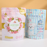 Sachet Doypack en plastique refermable personnalisé pour lessive, vente en gros
