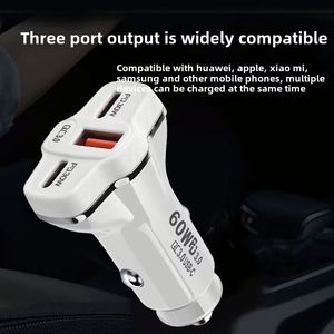 Wholesale Car Charger PD30W+QC30W(60W) Quick Charging for Mobile Phone Adapters Cigarette Lighter Car Charger USB QC5.0 18W - Product Image 6