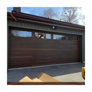 Nouvelle <span class=keywords><strong>porte</strong></span> <span class=keywords><strong>de</strong></span> <span class=keywords><strong>garage</strong></span> sectionnelle électrique en acier noir, isolée, <span class=keywords><strong>de</strong></span> style contemporain, 9x7, 16x7, 10x10, prix usine, pour villas - Product Image 6