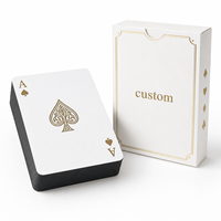 Personalisierte Hochzeits-Pokerkarten mit Box Individuell Bedruckte Spielkarten aus Schwarzem Kernpapier mit Eigenem LOGO
