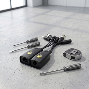 HD AHD/CVI/TVI Balun Connector Video+<strong>Audio</strong>+Power 3-in-1 <strong>Interface</strong> 5MP ABS Plastic Housing CCTV System Camera - Product Image 1