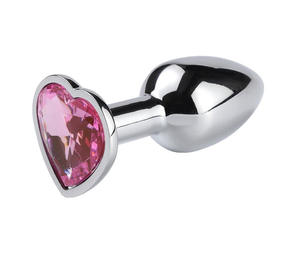 A forma di cuore in metallo impermeabile anale <span class=keywords><strong>Plug</strong></span> Sex Toy giocattolo Gay maschio femmina - Product Image 5