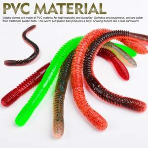 Appâts souples SNEDA <span class=keywords><strong>Wacky</strong></span> Neko Rig, appâts en forme de nouilles coulantes pour la pêche au bar et à la perche en finesse - Product Image 2