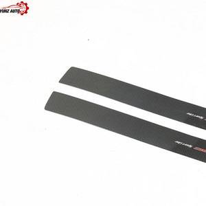 Plaque de seuil de porte en fibre de carbone véritable pour Maserati GT GTS GranTurismo <span class=keywords><strong>GranCabrio</strong></span> <span class=keywords><strong>MC</strong></span> 2007-2020, protection d'entrée, garniture intérieure - Product Image 3