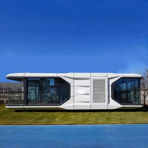 Casa integrata della capsula Mobile con il balcone spazio d'acciaio dell'abitazione di progettazione <span class=keywords><strong>rustica</strong></span> per l'applicazione del bagno o dell'hotel - Product Image 4