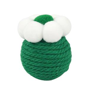 Giocattoli per gatti auto aiutano ad alleviare la noia palla di lana gatto sonaglio pietra dentizione di corda di cotone pet gattino giocattoli - Product Image 6