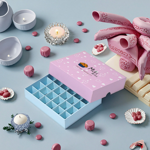 Bán Buôn Cao Cấp 2Mm Thân Thiện Với Môi Bìa Bao Bì Cho Nến Thơm Cứng Nhắc UV Nhiều Lớp Ngăn Dập Nổi Gifting - Product Image 2