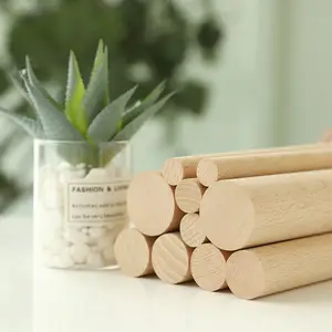 Birch Wood Round Wooden Sticks For DIY Wood Craft Dowels