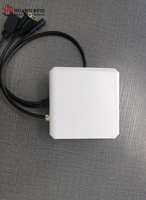 Lecteur d'étiquettes RFID directionnel actif HUAWU 200M longue portée IP68 étanche pour extérieur 2,45 GHz