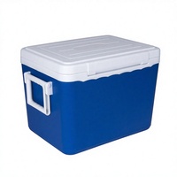 Glacière multifonction grande capacité en plastique rotomoulé pour extérieur avec motif lettres, capacité 27L pour le stockage alimentaire