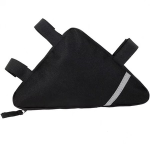 Muestra gratuita: Bolsa de almacenamiento para bicicleta personalizada, bolsa triangular, bolsa de sillín con correa para ciclismo, bolsa triangular para cuadro de bicicleta - Product Image 4