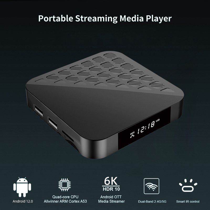 YUTUOXING S98Q Max Android TV Box - 4K, 4GB, 32GB