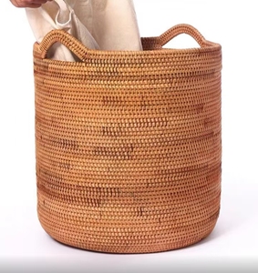 Décoration d'intérieur, panier de rangement en osier personnalisé, panier multifonctionnel, décoration artistique, articles d'ameublement - Product Image 1