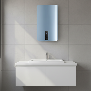 <span class=keywords><strong>Calentador</strong></span> de Agua Eléctrico Vertical Ultrafino, Tipo Geyser, con Carcasa Metálica, Tanque Esmaltado, Resistente a la Corrosión a Altas Temperaturas, para Uso en Autocaravanas - Product Image 2
