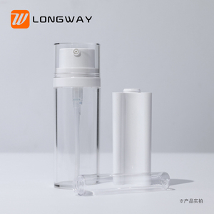 Sang trọng trong suốt hai lớp 10 + 35ml 25 + 25ml bơm lại trang điểm Lotion Chất kem Pet bơm chai - Product Image 5