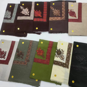 Lana <span class=keywords><strong>Yeman</strong></span> Arabia Saudita hombres bordado Shemagh Omani Masar oración Keffiyeh Bandana bufanda acrílico chal 50x50 pulgadas mezcla de colores - Product Image 6