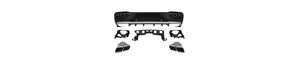 Nuevos Accesorios para Auto para <span class=keywords><strong>GLE</strong></span> Coupé C167 2020-2025, Mejora de Estilo AMG, Ensamblaje de Parachoques Trasero con Salida de Escape, 100% Compatible - Product Image 2