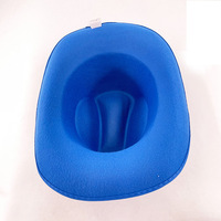 Cappello LED per Burning Man, Fatto a Mano, per Feste Rave e Concerti, Cappelli da Cowboy Luminosi, Berretti Jazz Illuminati