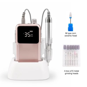 Cordless Base Brushless <b>Nail</b> Drill Machine 35000rpm Drill Electric for Manicure Pedicure Rechargeable Battery - Product Image 6