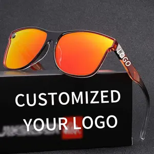 2024 New Model Unisex Custom UV 400 Women Men Sport Glasses MTB Cycling Polarized Sunglasses Running Sport Glasses