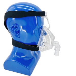 <span class=keywords><strong>Masque</strong></span> CPAP facial complet de qualité médicale certifié CE Classe II avec coussin en silicone ventilé pour thérapie <span class=keywords><strong>respiratoire</strong></span> adulte - Product Image 3