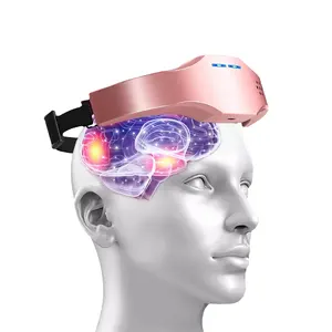Şarj USB alın masaj beyin gevşeme stres Relax uyku geliştirmek sağlık baş ağrısı elektrikli kafa masajı ortadan kaldırmak