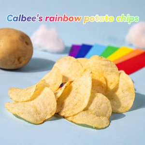 60g Aliment Importé Coréen Calbees Arc-en-ciel Croustilles Snacks Exotiques <span class=keywords><strong>7</strong></span> Saveurs Chips - Product Image 3