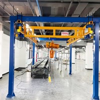 Système de rail aérien KBK, profil en aluminium, rail modulaire, grue pour usage en poste de travail d'usine, manutention de matériaux