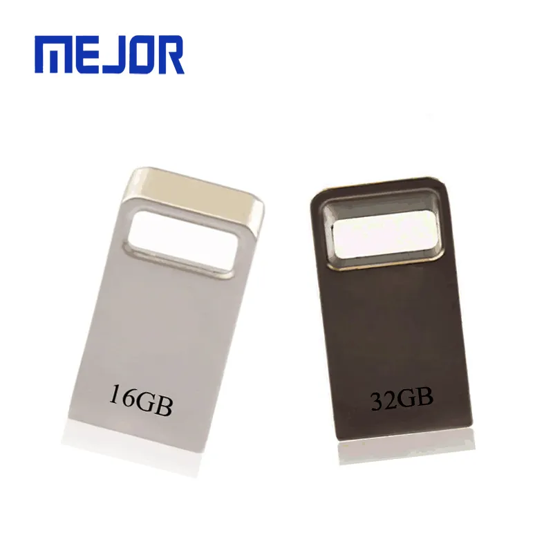 Slope metal keychain 64g flash disk 32g mini Pen drive 16G high speed 2.0 short UDP Chip USB stick