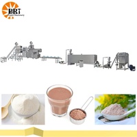 Ligne de production de farine nutritionnelle, machine extrudeuse à double vis pour céréales instantanées pour bébés