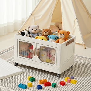 Armario <span class=keywords><strong>de</strong></span> Almacenamiento Plegable <span class=keywords><strong>de</strong></span> 70 cm con Puertas Magnéticas Dobles, Material PP Ecológico, Apto para <span class=keywords><strong>Microondas</strong></span>, para Cocina, Hogar y Jardín - Product Image 3