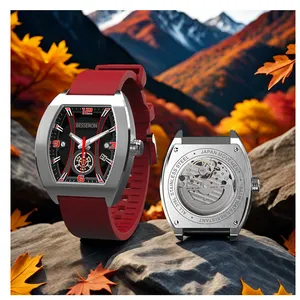 Fornecedor de marca de luxo 5tam Tonneau caso relógio automático logotipo personalizado relógio masculino 2035 movimento japonês relógios mecânicos