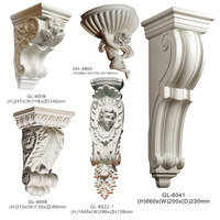Moulures décoratives en polyuréthane pour corniches, colonnes romaines, plafonds et médaillons sans joint pour l'immobilier (vente en gros)