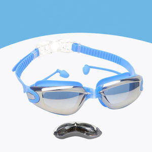 <span class=keywords><strong>Gafas</strong></span> de natación para hombres y mujeres, <span class=keywords><strong>gafas</strong></span> de natación, protección UV antivaho, impermeables, de silicona, ajustables, para adultos, piscina, <span class=keywords><strong>gafas</strong></span> de buceo - Product Image 4