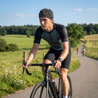 Casquette de cyclisme respirante à imprimé crâne de dessin animé, séchage rapide, doublure de casque, bonnet de vélo d'extérieur