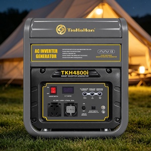 Générateur onduleur 3kW 230V 50Hz CE à onde sinusoïdale pure, faible THD, portable, essence, prise EU/UK, double sortie, réservoir 15L, 4 temps - Product Image 4