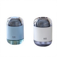 Humidificateur ultrasonique USB Weilexing, nouveau, en plastique, grande capacité, pour intérieur, bureau, portable, chevet, veilleuse, 36 dB de bruit
