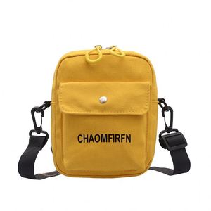 Bolsa de mensajero personalizada, riñonera deportiva de lona, bolso de un solo hombro para niñas - Product Image 3