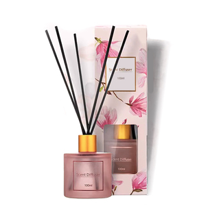 Hộp + Logo + Chai Set 120ml sậy diffusers chai sang trọng rỗng sậy khuếch tán thủy tinh sậy khuếch tán chai với Stopper - Product Image 1