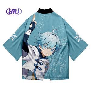 Klee Zhong Li Ke Qing Paimon Xiao <span class=keywords><strong>Cosplay</strong></span> <span class=keywords><strong>barato</strong></span> Impresión 3D Haori Ropa de dibujos animados <span class=keywords><strong>Anime</strong></span> Kimono Capa Raiden Shogun - Product Image 4
