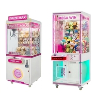 Machine à poupées Machines de jeux à pièces Mini peluche Grue à griffes Machine Amusement Doll Catcher Arcade Automatic Toy Grabber
