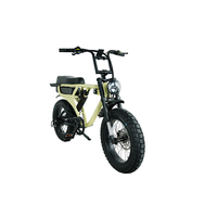 Vélo électrique certifié EN avec pneus 20*4.0, suspension FL, moteur 48V, batterie 25AH, pneus larges électriques
