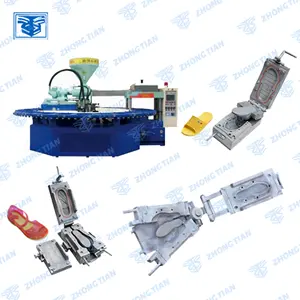 China Lower Price PVC air blowing plastic shoe moulding machine