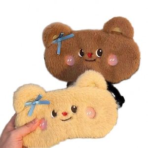 หน้ากากปิดตาหมีน่ารัก นุ่มสบาย ระบายอากาศได้ดี ป้องกันแสง สำหรับคนนอนตะแคง - Product Image 1