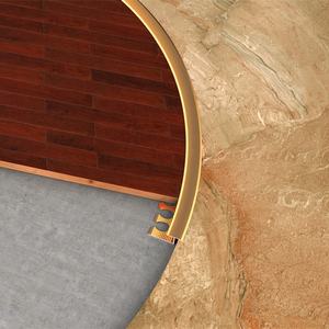 Profil <span class=keywords><strong>de</strong></span> finition en aluminium flexible en métal NIUYUAN en forme <span class=keywords><strong>de</strong></span> L pour l'installation <span class=keywords><strong>de</strong></span> carreaux <span class=keywords><strong>de</strong></span> céramique - Product Image 2