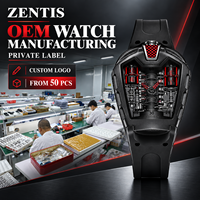 Montre sport à quartz pour homme, cadran moteur de course, bracelet en silicone, boîtier en alliage, affichage analogique, logo personnalisé, vente en gros